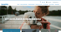Desktop Screenshot of kennelliitto.fi